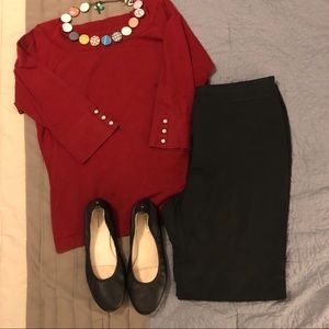 Ann Taylor Black pants- cotton